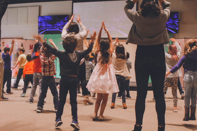 Children having fun